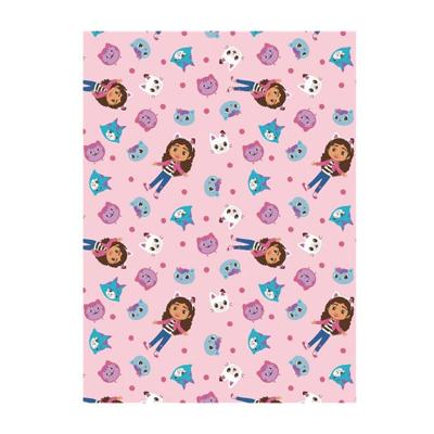Flanel Deken Gabby&apos;s Poppenhuis, 110x1450cm