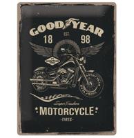 Tin Sign 'GoodYear Motorcycle' 30 x 40 cm - thumbnail