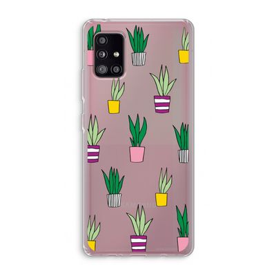 Sanseveria: Samsung Galaxy A51 5G Transparant Hoesje