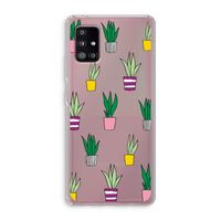 Sanseveria: Samsung Galaxy A51 5G Transparant Hoesje
