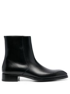 TOM FORD bottines en cuir de veau - Noir