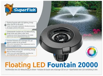 Superfish SuperFish Floating Led Fountain 20000