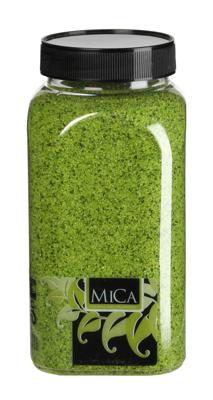 Zand groen fles 1 kilogram - Mica decorations