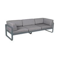 Fermob Bellevie Club 3-zits loungebank Storm Grey - Flannel