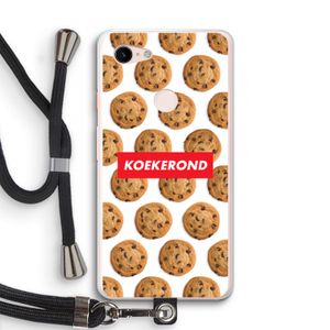 Koekerond: Pixel 3 XL Transparant Hoesje met koord