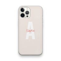 Strawberry Milkshake: iPhone 12 Pro Transparant Hoesje