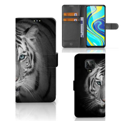 Xiaomi Redmi Note 9 Pro | Note 9S | Telefoonhoesje | Met pasjeshouder | Tijger