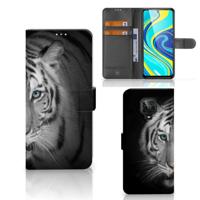 Xiaomi Redmi Note 9 Pro | Note 9S | Telefoonhoesje | Met pasjeshouder | Tijger