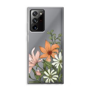 Floral bouquet: Samsung Galaxy Note 20 Ultra / Note 20 Ultra 5G Transparant Hoesje
