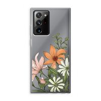 Floral bouquet: Samsung Galaxy Note 20 Ultra / Note 20 Ultra 5G Transparant Hoesje