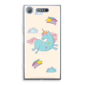 Vliegende eenhoorn: Sony Xperia XZ1 Transparant Hoesje