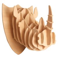 Eureka Gepetto's Workshop Houten Bouwpakket 3D Neushoorn