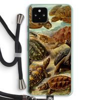 Haeckel Chelonia: Pixel 5a 5G Transparant Hoesje met koord