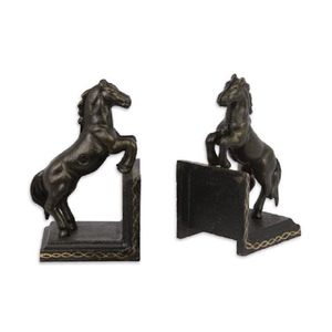 Boekensteunen gietijzer paarden