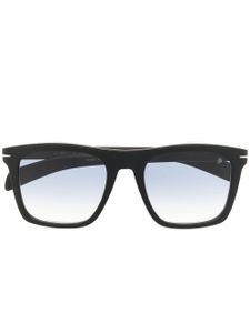 Eyewear by David Beckham lunettes de soleil carrées à effet écailles de tortue - Noir