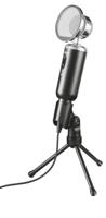 Trust Madell Desk PC-microfoon Statief Zendmethode:Kabelgebonden Audio, stereo (3.5 mm jackplug) Kabelgebonden Zwart