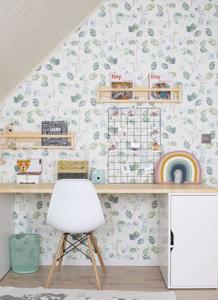 Behang Bloom Rol Bluegreen