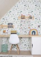 Behang Bloom Rol Bluegreen