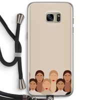 Girls girls girls: Samsung Galaxy S7 Edge Transparant Hoesje met koord