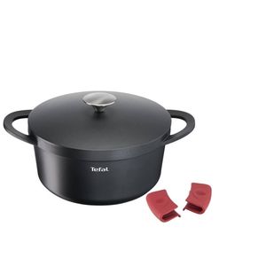 Tefal Trattoria braadpan - gietaluminium - Ø 24 cm - zwart