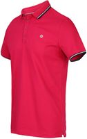 Blue Industry Heren Polo Fuchsia Roze Pique Weving Slim Fit - thumbnail