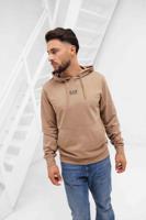 Emporio Armani EA7 8NPM32 Hoodie Heren Bruin - Maat S - Kleur: Bruin | Soccerfanshop