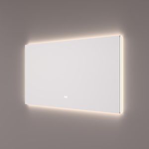 Badkamerspiegel SPV12500 | 160x70 cm | Rechthoek | Indirecte LED verlichting | Touch button | Met spiegelverwarming