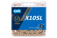 KMC X10SL Ketting 10-speed 114-schakels - Goud - thumbnail