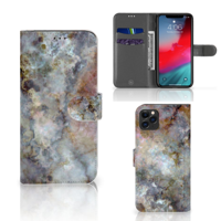 Apple iPhone 11 Pro Max | Bookcase | Marmer Grijs