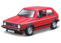 BBURAGO Volkswagen Golf Mk1 GTI (1979) 1/24 Klassieke auto miniatuur Voorgemonteerd 1:24 - thumbnail