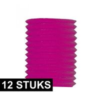 12x Roze treklampion 20 cm