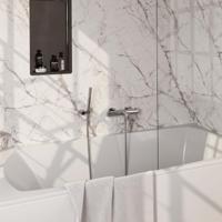 Brauer Chrome Edition Opbouw Baddouche Thermostaatkraan - Wandhouder - Staaf - Doucheslang - Handdouche - Chroom