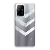 Marmeren pijlen: Oppo A94 5G Transparant Hoesje
