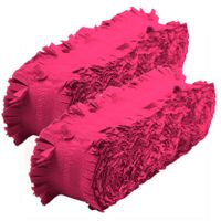 3x stuks neon roze crepe papier slinger 18 meter - thumbnail