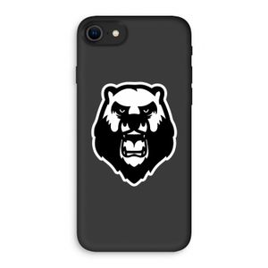 Angry Bear (white): iPhone SE 2020 Biologisch afbreekbaar hoesje