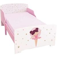 Bed met lattendoos veer - ballerina danser - leuk huis - 140 x 70 cm