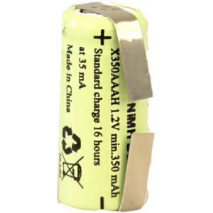 XCell X1/2AAAH-350-LFU Speciale oplaadbare batterij 1/2 AAA U-soldeerlip NiMH 1.2 V 350 mAh