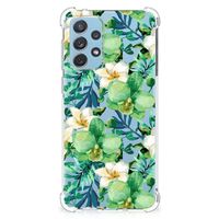 Samsung Galaxy A73 Case Orchidee Groen - thumbnail