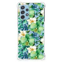 Samsung Galaxy A73 Case Orchidee Groen