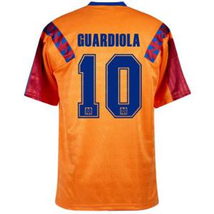 Meyba - Barcelona Retro Voetbalshirt 1991-1992 + Guardiola 10