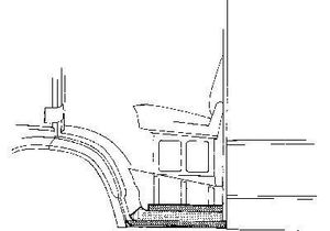 Plaatwerkdeel Ercedeslinks207d407d.dorpel 3070101