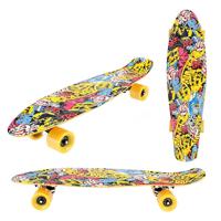 Toi Toys Skateboard Cool Print Skul Bigwheel 60cm - thumbnail