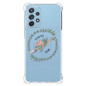 Samsung Galaxy A73 Stevig Bumper Hoesje Boho Dreams