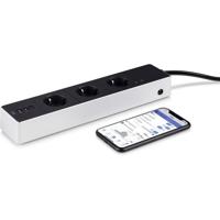 Eve home 10EAZ8301 WiFi-stekkerdoos 3-voudig Zwart, Wit Randaarde stekker 1 stuk(s)