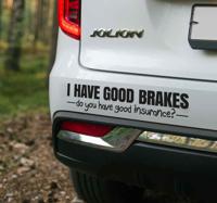 Good brakes auto sticker - thumbnail