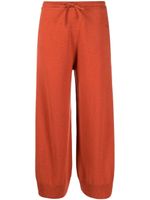 Stella McCartney pantalon en maille à lien de resserrage - Orange - thumbnail