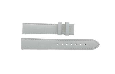 Horlogeband Tissot T600027414 / T00730916 / T610027415 / Generosi-t Leder Wit 15mm