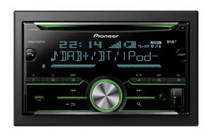 Pioneer FH-X840DAB Autoradio dubbel DIN Bluetooth handsfree, DAB+ tuner