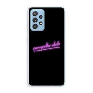 Vice Black: Samsung Galaxy A73 Transparant Hoesje