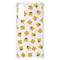 Doorzichtige Silicone Hoesje voor Samsung Galaxy A34 Katten Emojis